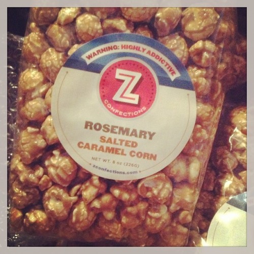 Look what #just #arrived!! #rosemary #caramel #corn #popcorn #savory #sweet