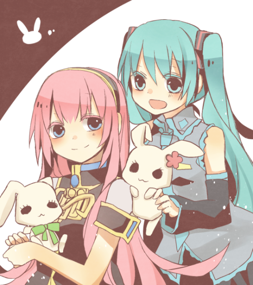 negitoro-pair:  うさぎ by  うたおり   
