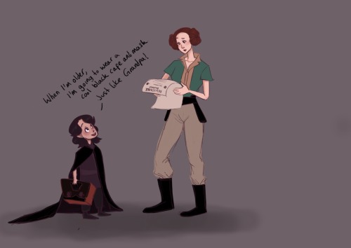 krisizhupali:She had thought it was just a phase. More young Kylo shenanigans.