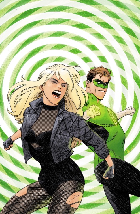 Black Canary and Green Lantern by Evan “Doc” Shaner