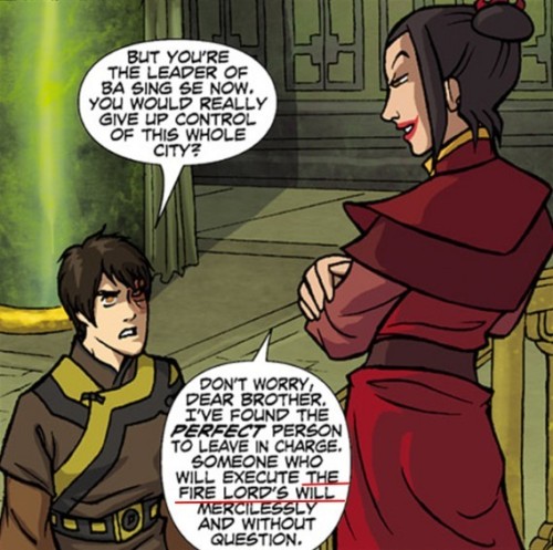 What Motivated Azula