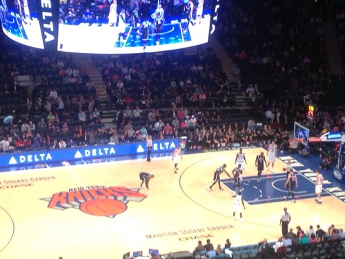 Took my love to a New York Knicks game!