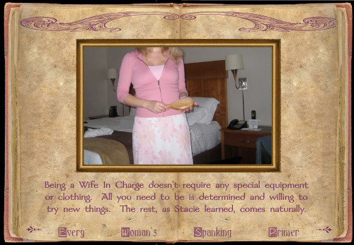 Every Woman’s Spanking Primer - Being A Wife In Chargeoriginal series by this time i want you 