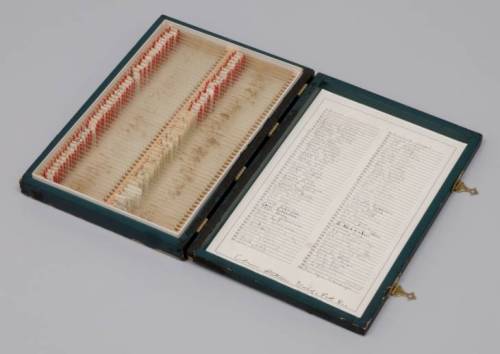 Eleanor Antin - Blood of a Poet Box, wood box containing blood samples taken from 100 poets (1965-19