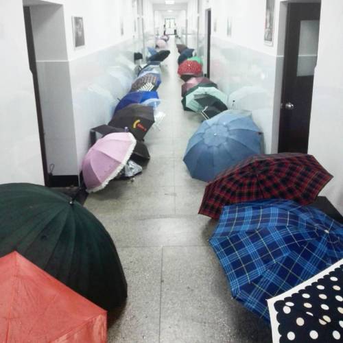 Está lloviendo | It&rsquo;s raining | Esik az eső #161021 #上海 #复旦大学 #今天天气好呢 #中国 #下雨 (helyszín: Fuda