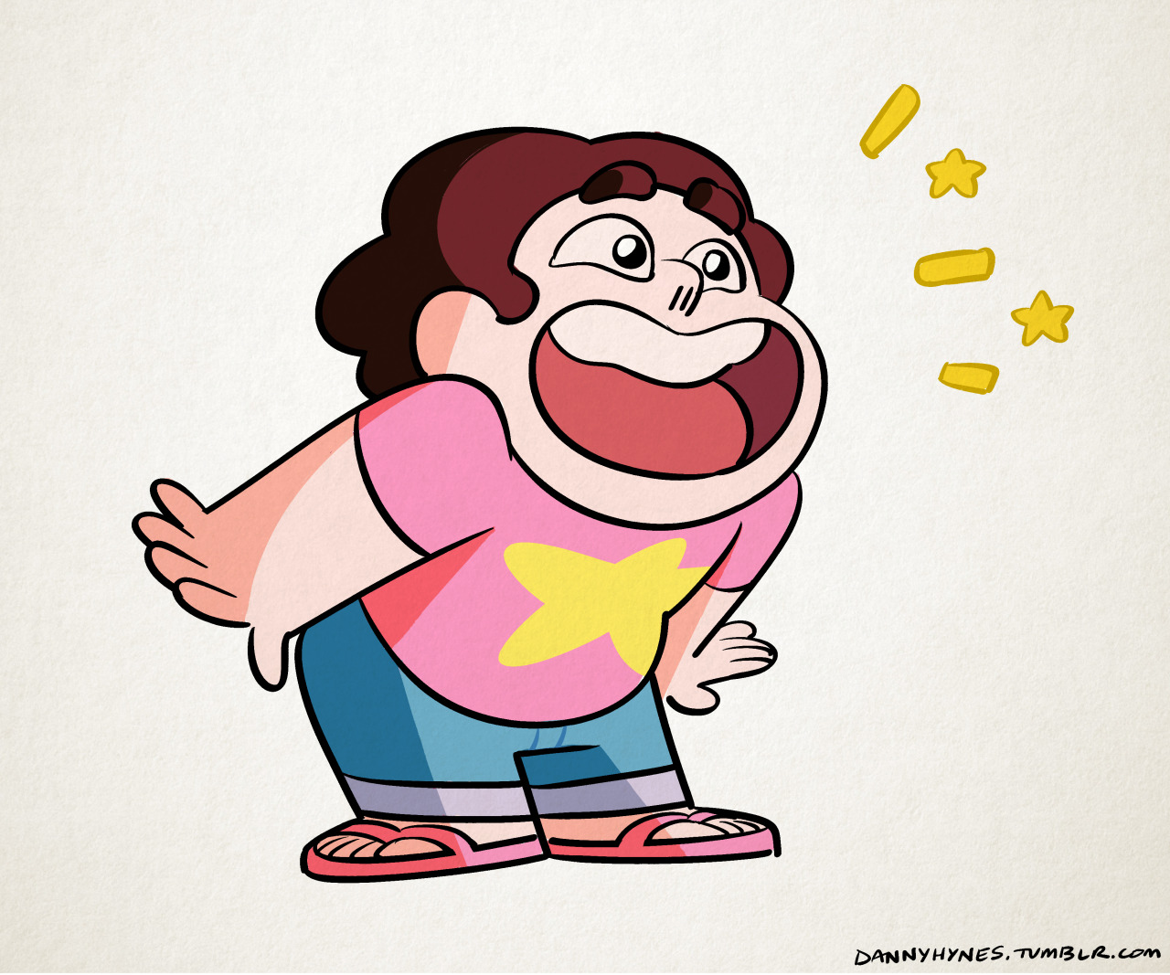 dannyhynes:  I just got the go-ahead to post drawings of Steven!  (This isn’t