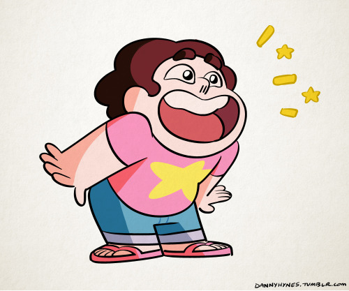 dannyhynes:  I just got the go-ahead to post drawings of Steven!  (This isn’t from the show…I can’t post that stuff…just a drawing I did for fun) 