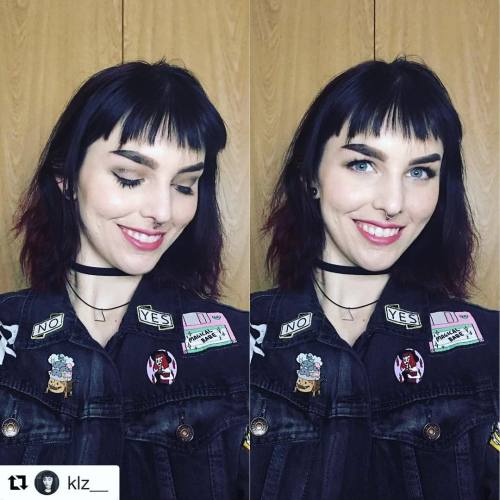 Check out the awesome @klz__    Rocking the Howl’s Cutie Castle pin and the Witchy Girl Pin on