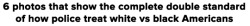 micdotcom:  The images of Dylan Roof in custody provided a stark contrast between how police treat black and white Americans. Compare those photos to others of late, where officers reacted with violence and murder to black people. It’s injustice plain