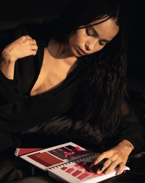 maximerolin: Zoë Kravitz for YSL Beauty - August 2019