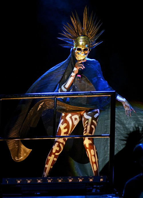 soph-okonedo: Grace Jones perform at Afropunk Festival located at Commodore Barry Park in New York C