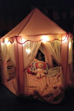 foreverlittle:  Loving my new tent 💕☺