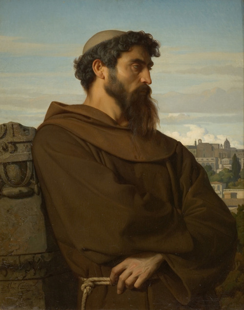 The Roman Monk, Alexandre Cabanel, 1848