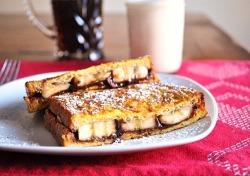 fattributes:  Banana Nutella Stuffed French Toast