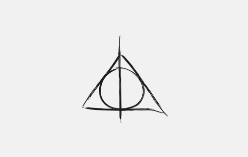 knockturnallley:  Harry Potter and the Deathly Hallows minimalist 