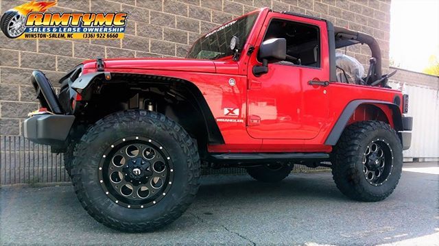 RimTyme Custom Wheels & Tires — 2009 Jeep Wrangler sitting on 18