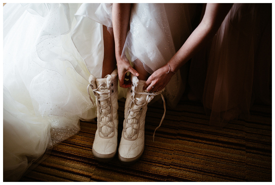 weddingsandlesbians: Megan &amp; MikaylaLake Tahoe winter wedding