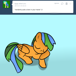 rainboompony:  …………  Teehee~! Adorableness +1 c: