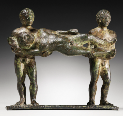 curiousmiscellanies:
“ Etruscan Bronze Cista Handle, 4th-3rd Century BC
”