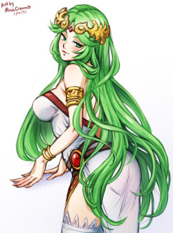 #738 Palutena (Smash Bros)Support me on Patreon porn pictures