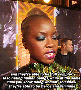 Danai Gurira  At The Black Panther European Premiere in London -“If there’sany