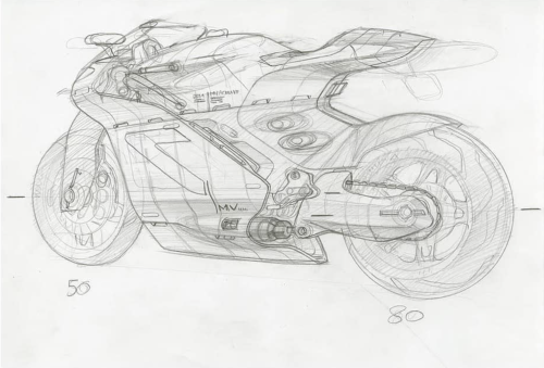 MV Agusta sketch by Stephane Janin@sjanindesign