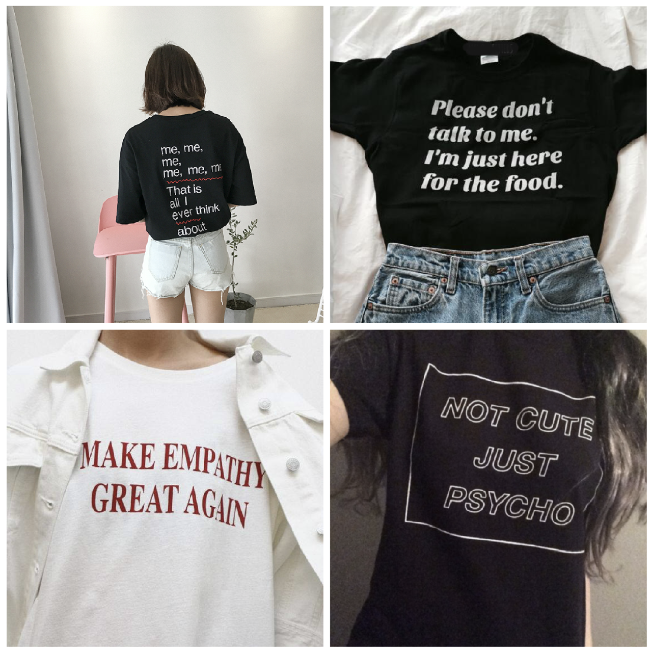 esyroclothes:  ♡♡ UNISEX GRAPHIC TEES ♡♡EVERYTHING YOU LIKE I LIKED FIVE
