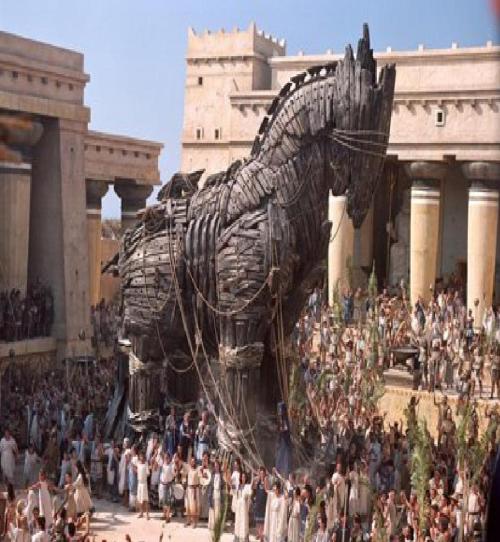 Iliad 24th of April is traditionally regarded as the day when the wooden horse was dragged into Troy
