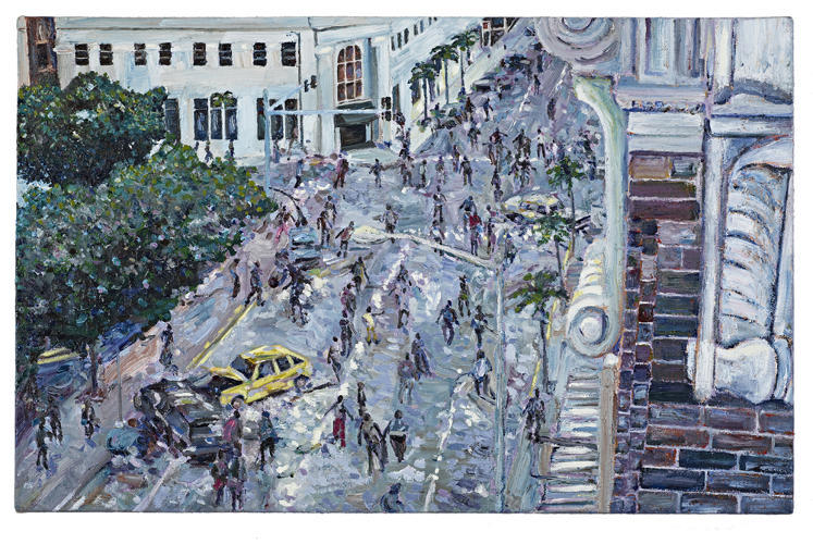 tierradentro:  Romero Meets Monet: Oil Paintings Of The Zombie Apocalypse, by George