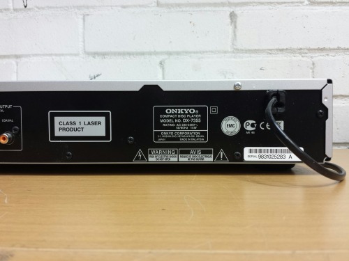 Onkyo DX-7355 Compact Disc Player, 2007