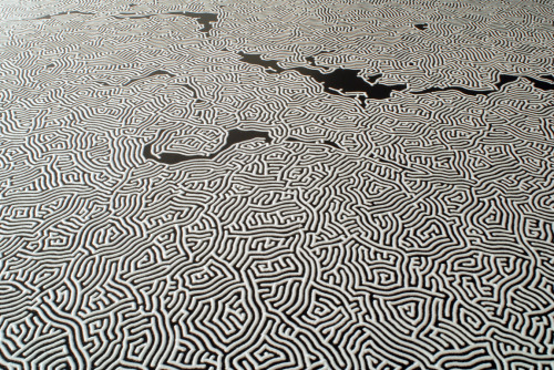 stankydro:  sassafrastee:  iamnotavegetable:   Motoi Yamamoto - Labyrinth (salt)  Someone made this.With salt.I’m done.  should have done it with cocaine  and waste the yay? smh u truppin 