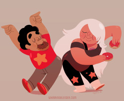 From prop designer Carly Monardo:  Some long overdue #stevenuniverse fan art! 