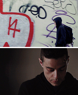 raainstorms:   Multifandom Challenge  ||  39/100 Characters  ||  Elliot Alderson↳
