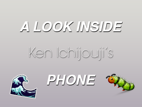 dianaagron - A look inside Ken Ichijouji’s phone. + taichi |...