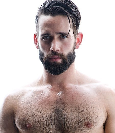 Porn photo beardedandburly:  Levi Jackson, male model