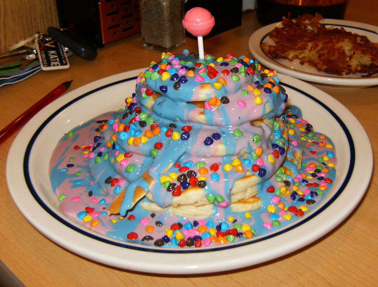 thisiswhyyourefat:  IHOP Who-Cakes Inspired by Horton Hears a Who! : A stack of