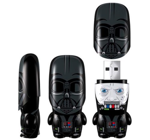 geekystuff: Darth Vader Unmasked Mimobot Flash Drives