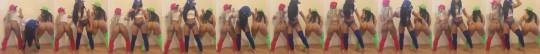 phatbootyworld:  birds of a feather…twerk together