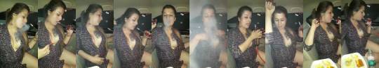 salmasmujravids: sumitku:  Sexy Indian Girl  Smocking hookah in car 👌🏻👌🏻  Love the song 