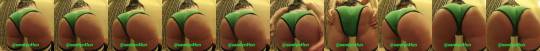 sandyc4fun:  Changed into my St Patrick’s day booty shorts