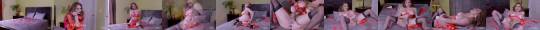 asiansandladyboys:  Jessy Dubai in red and cums