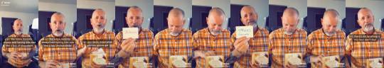 pan-positivity:[Video description: a man holding a small chocolate box is wearing