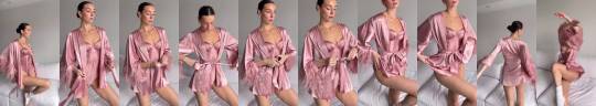 vs-girl-1985:  Love this Rose Feather Embellished Angel Sleeve Robe, worn with our iconic Satin Bullet Bodysuit from Fleur du Mal NYC so cute for a lazy day around the house….