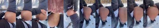 celebreat1:Sex outside in the snow 🙈-&gt; Couple&rsquo;s POV cams