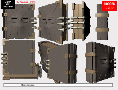 Necronomicon Model Pack: Kyle’s Necronomicon from Fanoby and Chum Chum.