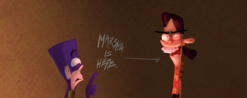 “Preschool Prison” Color Script: Fanboy and Chum Chum color script by Chad Woods from the episode “Preschool Prison”.