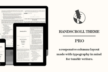 Handscroll Theme Pro