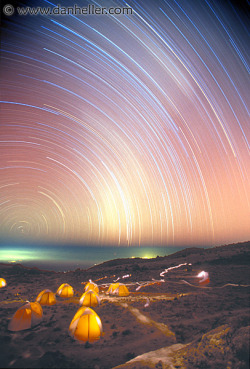 j-p-g:  Star Trails at 16,000 above Mt. Kilimanjaro (via danheller.com)