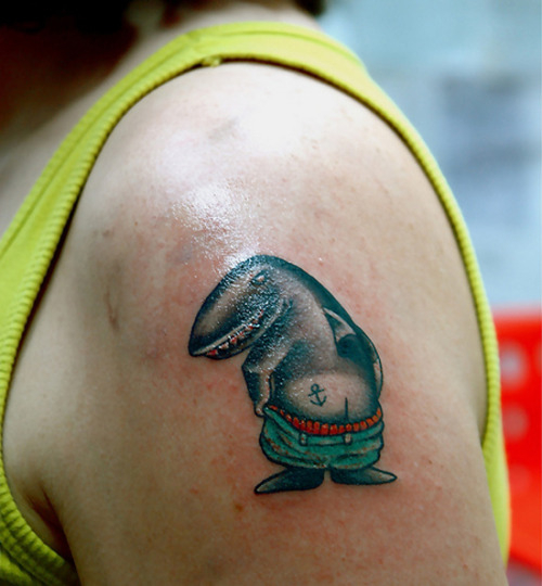Cute shark tattoo  Shark tattoos Small shark tattoo Stingray tattoo