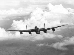 Avro Lancaster B Mk 1 head on via: raf.mod,